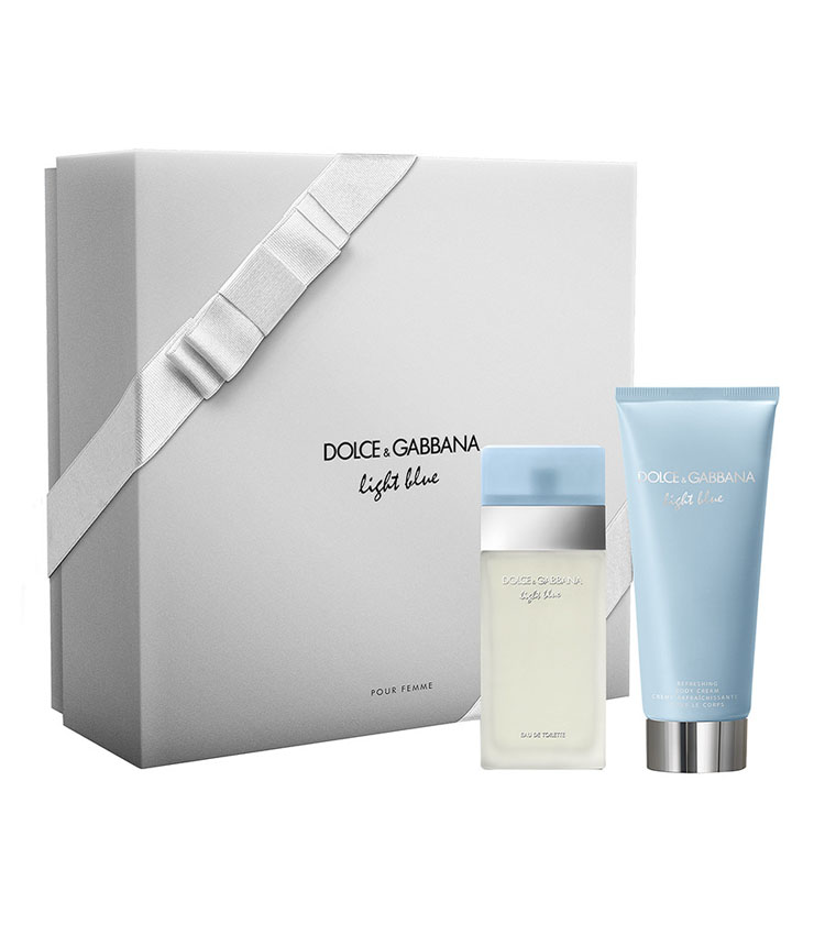 Cofanetto donna DOLCE \u0026 GABBANA LIGHT BLUE edt 50ml + body cream 100ml -  Profumeria Online