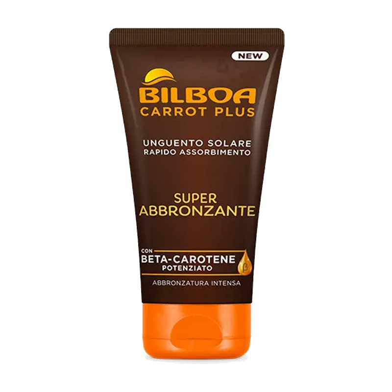 BILBOA Carrot Plus UNGUENTO SOLARE rapido assorbimento super abbronzante 150ml