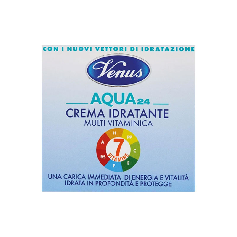 VENUS AQUA 24 Crema idratante multivitaminica viso 50ml