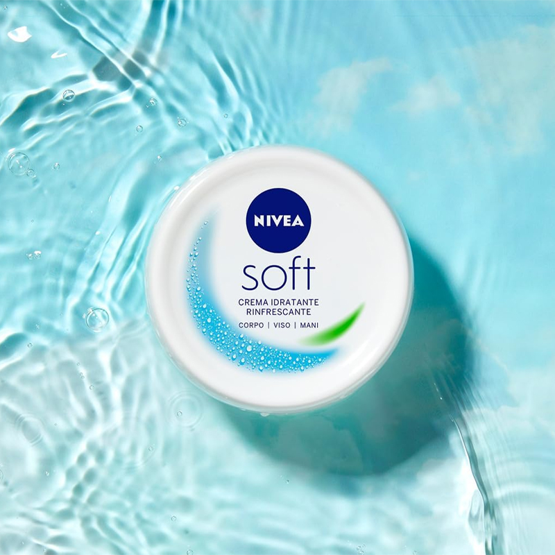 NIVEA SOFT Crema Multiuso idratante rinfrescante 200ml - immagine 2