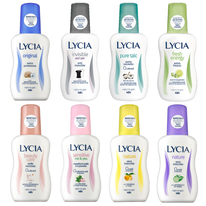 LYCIA Deodorante corpo vapo no gas 75ml