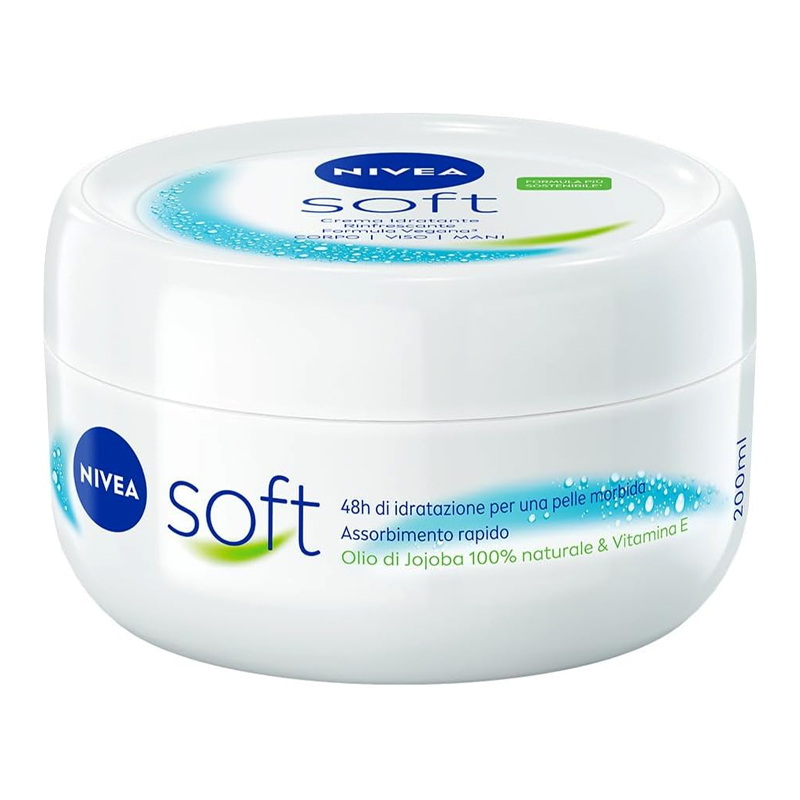 NIVEA SOFT Crema Multiuso idratante rinfrescante 200ml - immagine 3