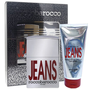 Cofanetto uomo ROCCOBAROCCO JEANS Pour Homme edt 75ml + Aftershave Balm 100ml