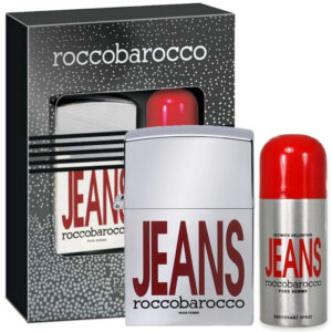 Cofanetto uomo ROCCOBAROCCO JEANS POUR HOMME edt 75ml + deodorante spray 150ml