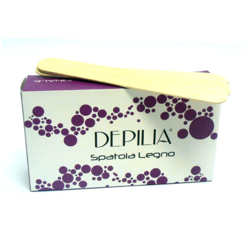 DEPILIA Spatola Legno uso Professionale 100 spatole