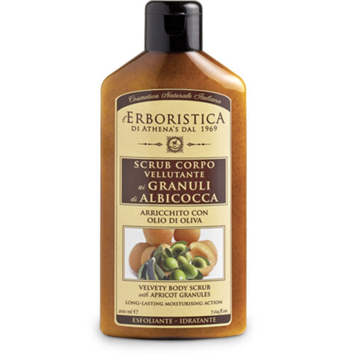 ATHENA'S L'ERBORISTICA Scrub Corpo Vellutante ai Granuli di Albicocca 200ml