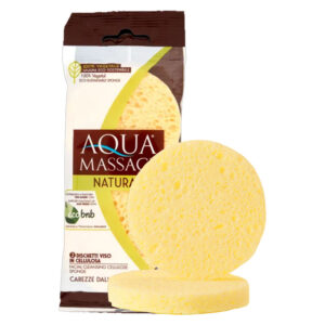 ARIX Aqua Massage Natural DISCHETTI VISO levatrucco in cellulosa ECO-SOSTENIBILI - 2 pezzi