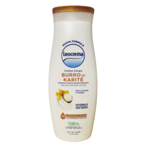 LEOCREMA Crema Corpo al BURRO DI KARITE' per tutti i tipi di pelle 400ml