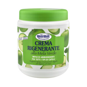 MIL MIL Crema rigenerante per tutti i tipi di capelli 1000ml - mela verde