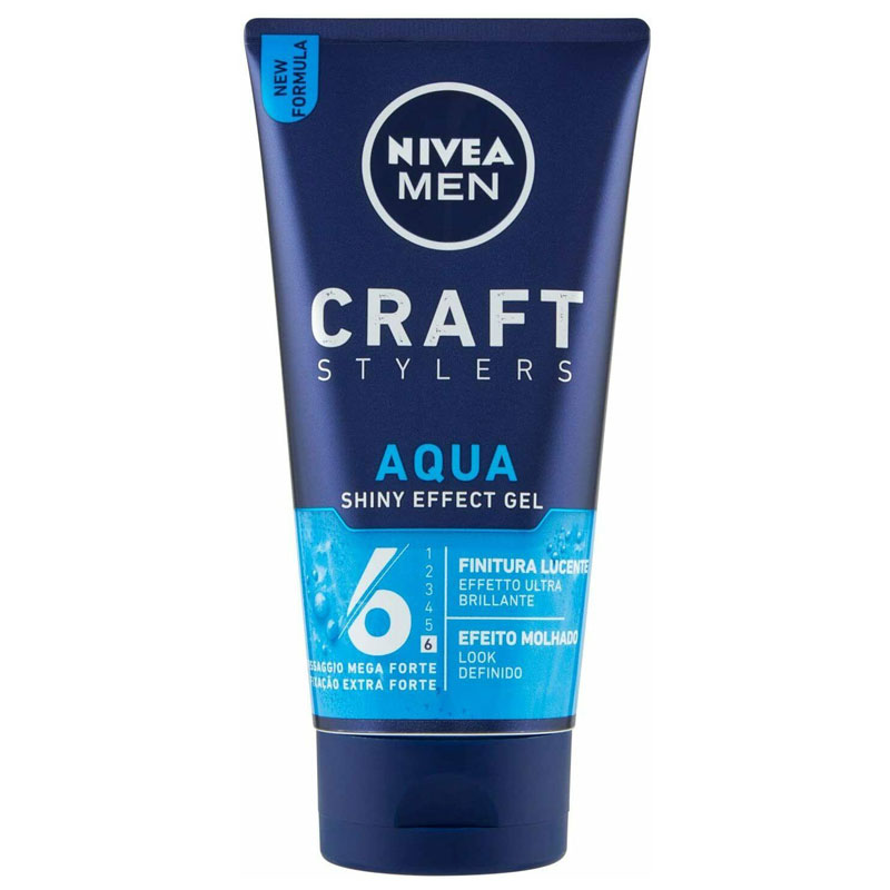 NIVEA MEN CRAFT STYLERS AQUA Gel capelli brillante 150ml - 6 fissaggio molto forte