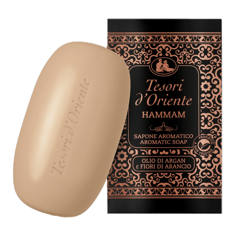 Cofanetto TESORI D'ORIENTE HAMMAM profumo aromatico 100ml + sapone solido 150gr - immagine 3