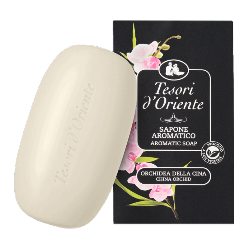 Cofanetto TESORI D'ORIENTE ORCHIDEA DELLA CINA profumo aromatico 100ml + sapone solido 150gr - immagine 3