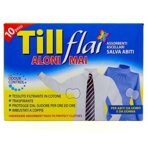10 Assorbenti Ascellari Salva Abiti TILL FLAI