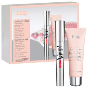 Cofanetto donna PUPA AGE REVOLUTION crema idratante 50ml + mascara vamp + maschera gel .occhi