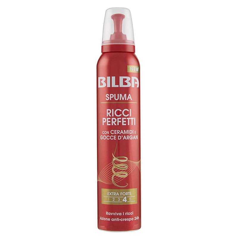 BILBA EXTRA FORTE Spuma capelli Ceramidi e Gocce d'Argan 200ml