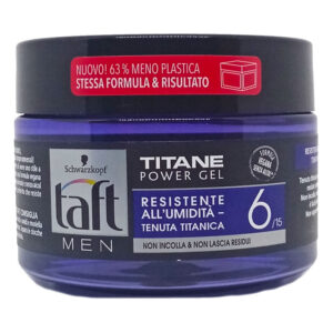Schwarzkopf TAFT MEN TITANE POWER GEL Capelli tenuta titanica 6/15 250ml