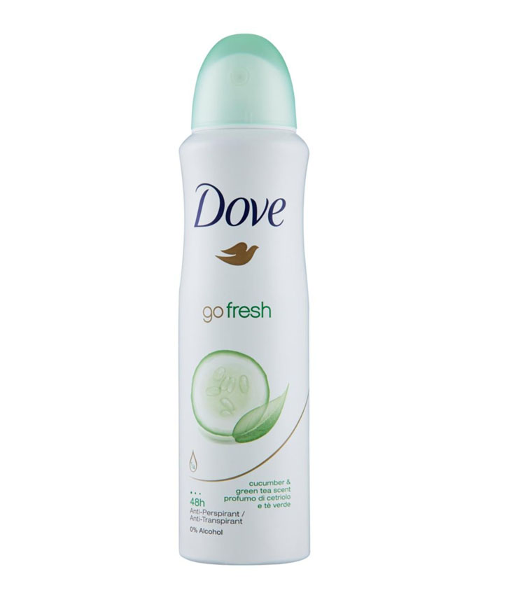 DOVE GO FRESH CETRIOLO E TE' VERDE deodorante spray 150ml