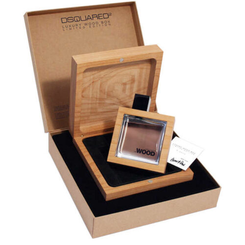 DSQUARED HE WOOD LUXURY BOX edt 100ml uomo LIMITED EDITION