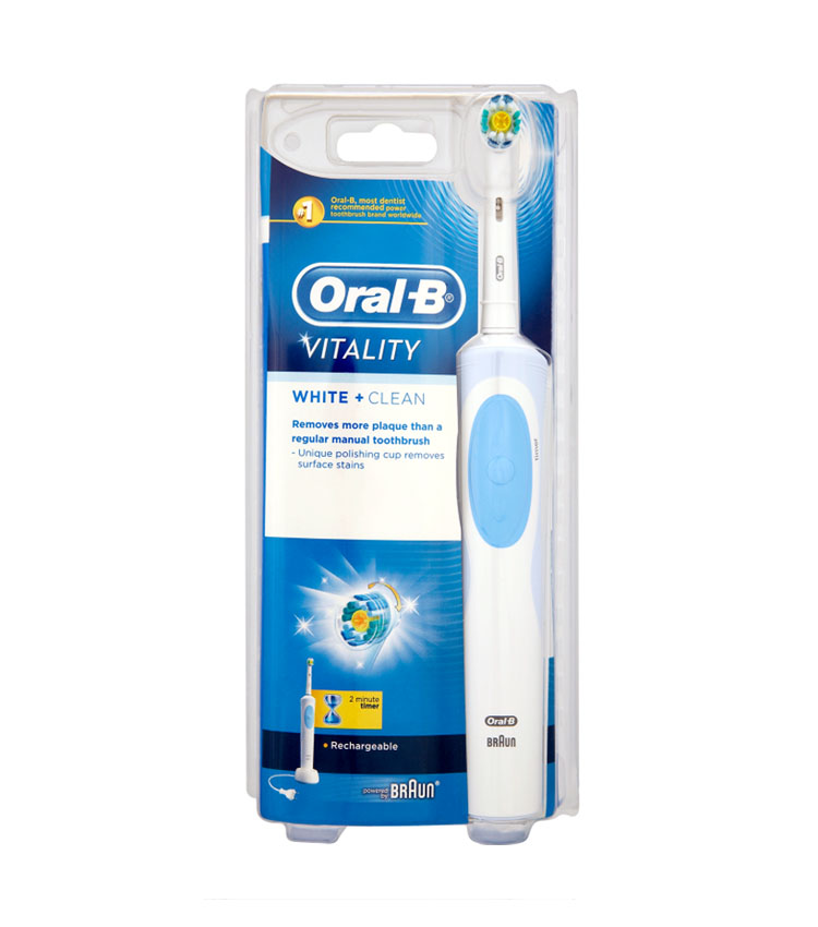 ORAL B VITALITY WHITE CLEAN Spazzolino Elettrico Ricaricabile