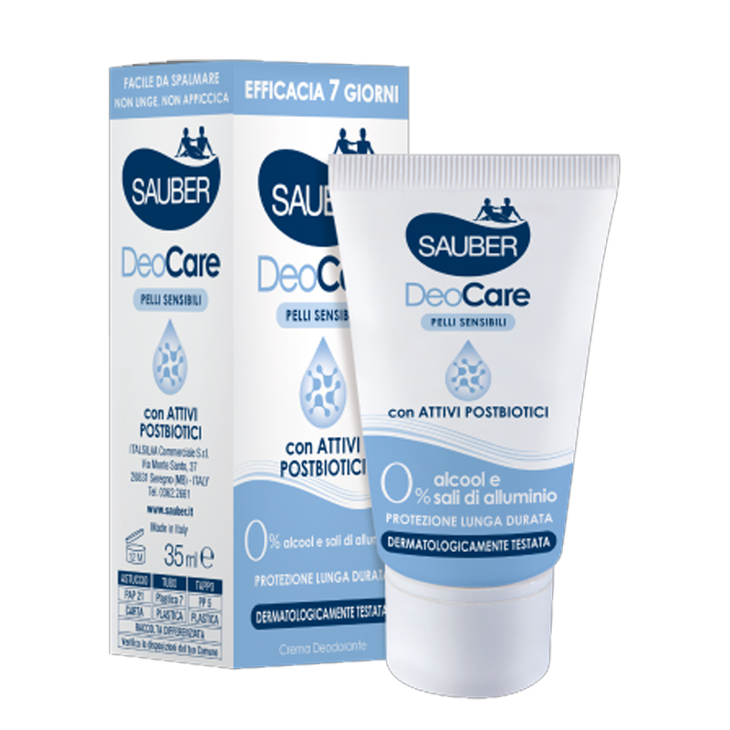 SAUBER DEOCARE deodorante crema Pelli sensibili 35ml - immagine 2