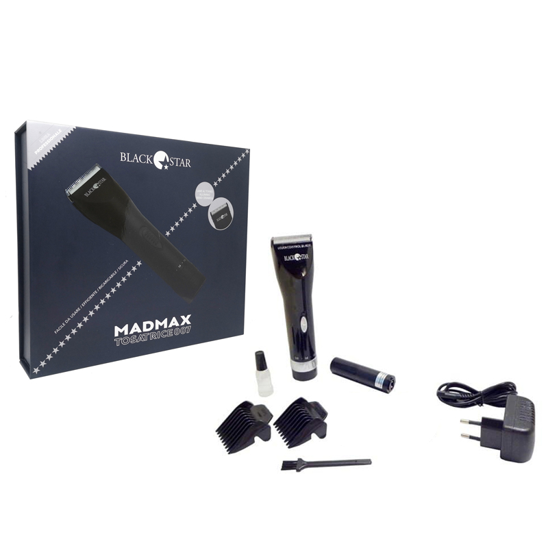 BLACKSTAR MAD MAX Tosatrice 007 Tagliacapelli Ricaricabile a batteria