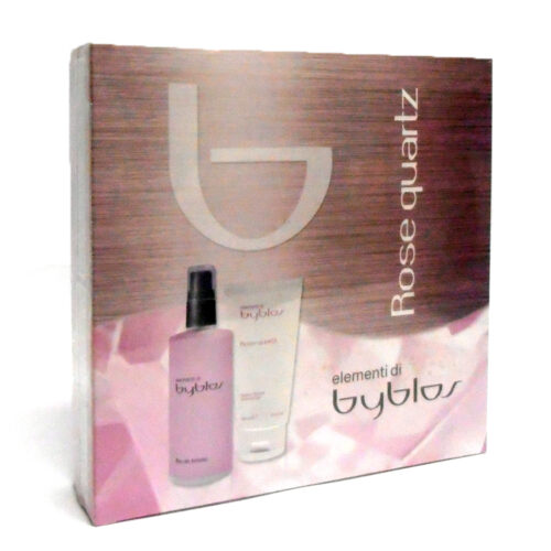 Cofanetto donna ELEMENTI DI BYBLOS ROSE QUARTZ edt 120ml + bagno doccia 100ml