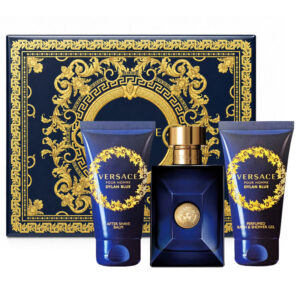 Cofanetto uomo VERSACE DYLAN BLUE edt 50ml + shower gel 50ml + after shave balm 50ml