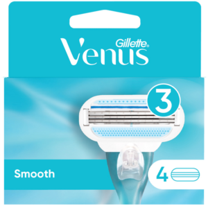 GILLETTE VENUS SMOOTH lame di ricambio ricariche rasoio - 4 pezzi