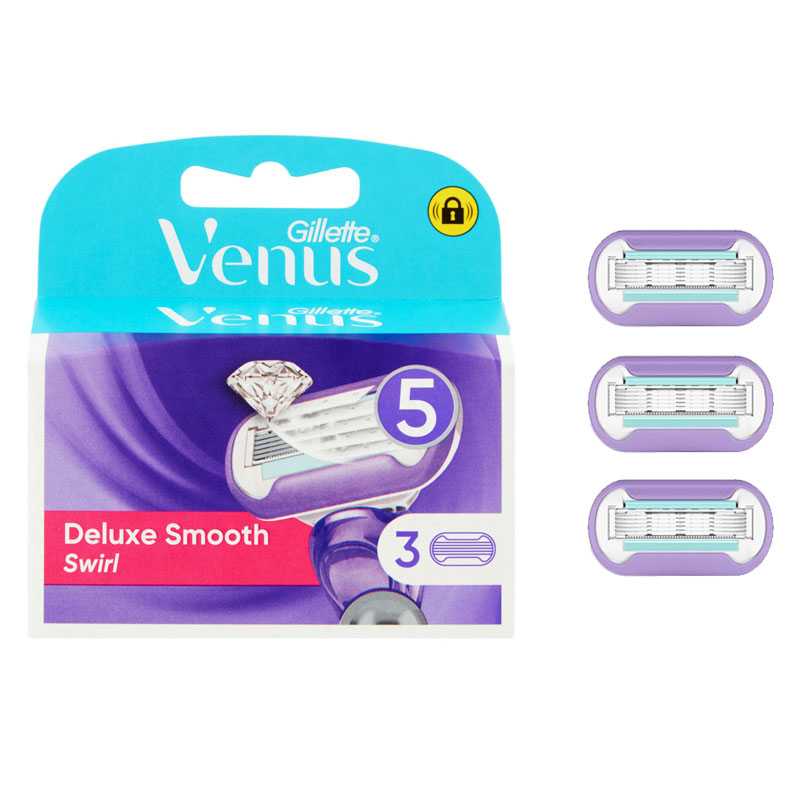 GILLETTE VENUS EXTRA SMOOTH SWIRL Ricariche rasoio 5 lame - 3 pezzi