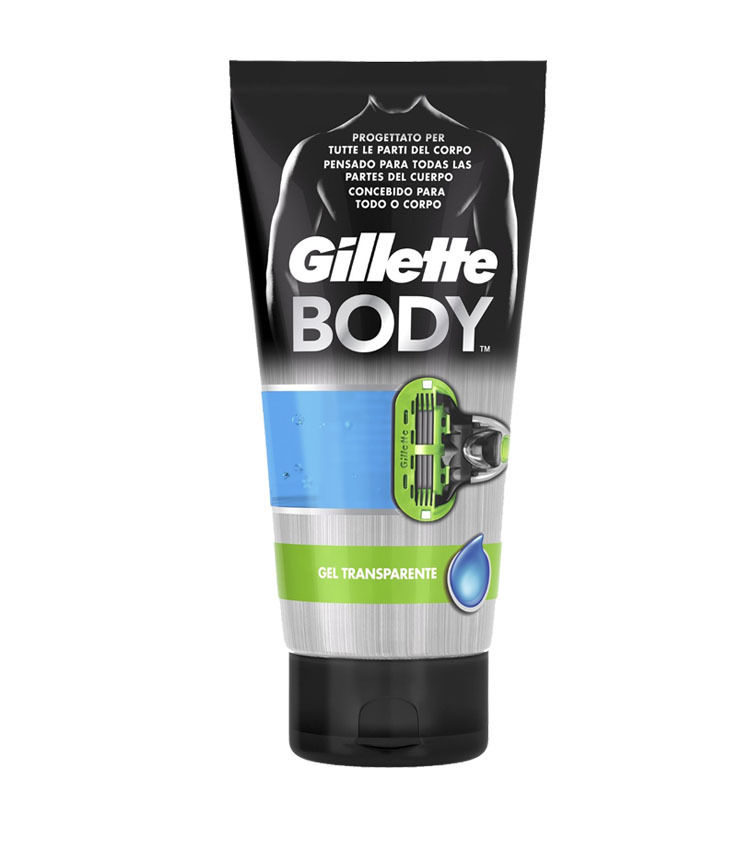 GILLETTE BODY Gel Transparente per Rasatura 175ml
