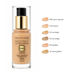 MAX FACTOR FACEFINITY Fondotinta liquido viso 3 in 1 30ml
