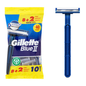 GILLETTE BLUE II Rasoio usa e getta due lame - 10 pezzi