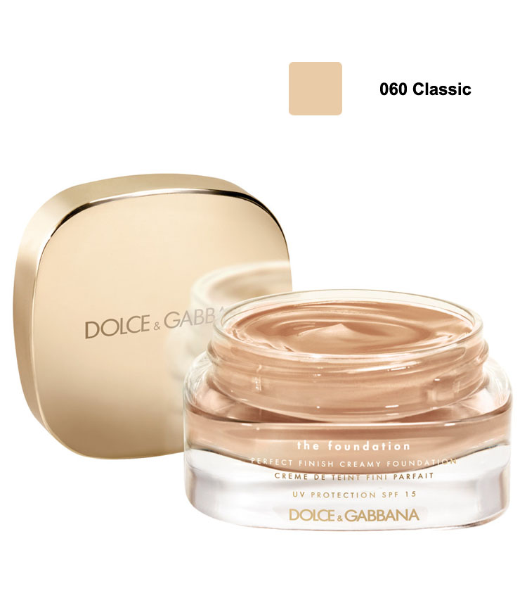 "TESTER" DOLCE & GABBANA Perfect Finish Creamy Foundation fondotinta viso 30ml 060 classic