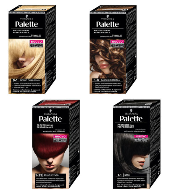 Testanera Palette Colore Professionale Per Capelli