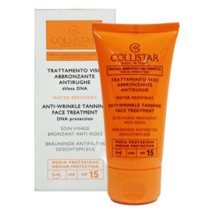 COLLISTAR ABBRONZATURA PERFETTA Trattamento viso abbronzante anti-rughe SPF 15 media protezione 50ml