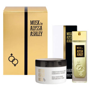 Cofanetto donna MUSK by ALYSSA ASHLEY edp 100ml + body cream 250ml
