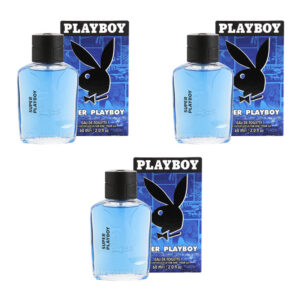 Stock 3pz SUPER PLAYBOY FOR HIM edt 60ml uomo