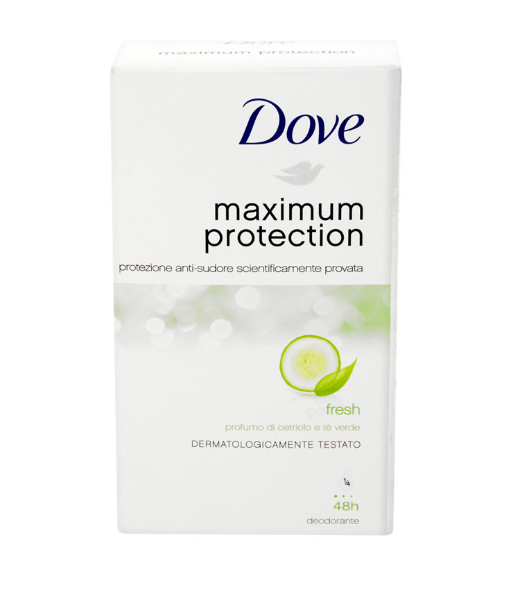 DOVE MAXIMUM PROTECTION GO FRESH CETRIOLO & TE' VERDE deodorante crema 45ml