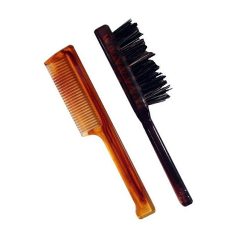 Set PETTINE E SPAZZOLA per barba e baffi