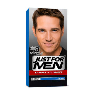JUST FOR MEN Shampoo colorante capelli uomo - Castano