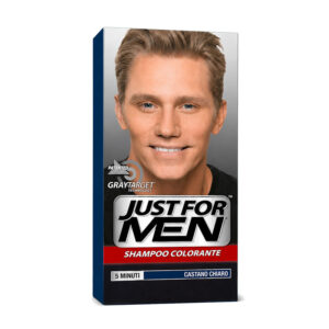 JUST FOR MEN Shampoo colorante capelli uomo - Castano Chiaro