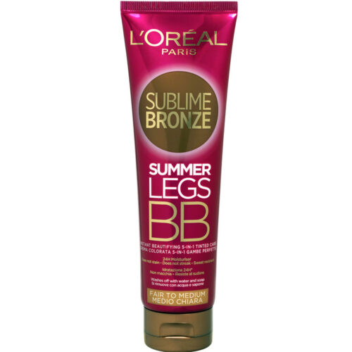 L'OREAL SUBLIME BRONZE SUMMER LEGS BB Crema Viso Medio Chiara 150ml