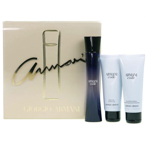 Cofanetto donna ARMANI CODE POUR FEMME GIORGIO ARMANI edp 75ml + body lotion 75ml + shower gel 75ml