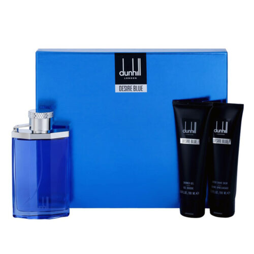 Cofanetto uomo DUNHILL DESIRE BLUE edt 100ml + shower gel 90ml + after shave balm 90ml
