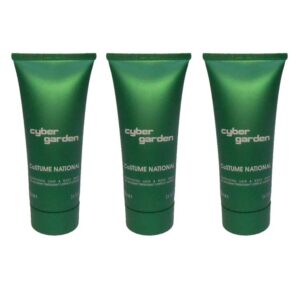 Stock 3pz COSTUME NATIONAL CYBER GARDEN Hair & Body Wash Gel Doccia Shampoo 100ml