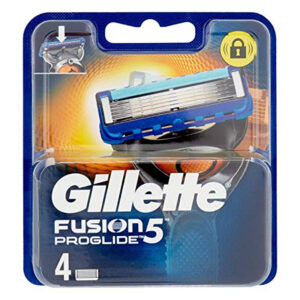 4 lame di ricambio GILLETTE FUSION PROGLIDE ricariche rasoio