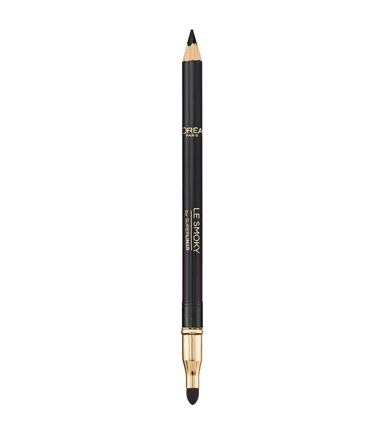 L'OREAL SUPERLINER LE SMOKY matita occhi con sfumino 201 black velour