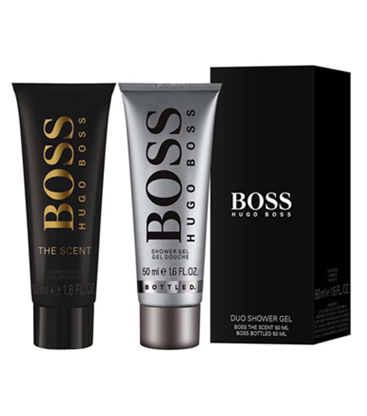 HUGO BOSS DUO SHOWER GEL Boss Bottled 50ml + Boss The Scent 50ml