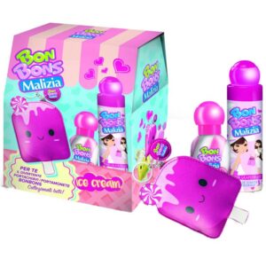 Cofanetto donna MALIZIA BON BONS ICE CREAM edt 50ml + deodorante 75ml + portamonete/portachiavi