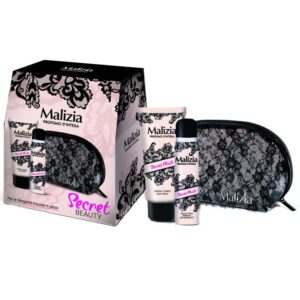 Cofanetto donna MALIZIA SECRET BEAUTY deodorante profumato 100ml + crema corpo 150ml + beauty